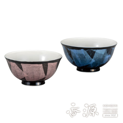 Kutani ware rice bowl