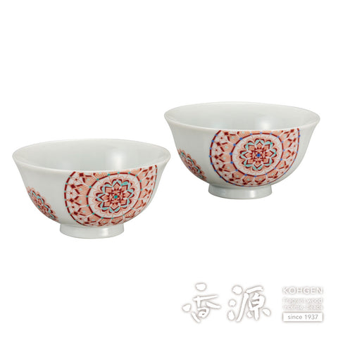 Kutani ware rice bowl