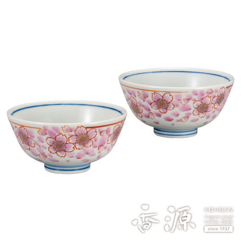 Kutani ware rice bowl
