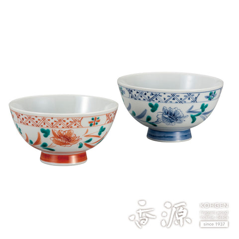 Kutani ware rice bowl