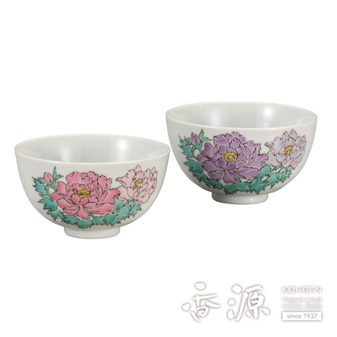 Kutani ware rice bowl