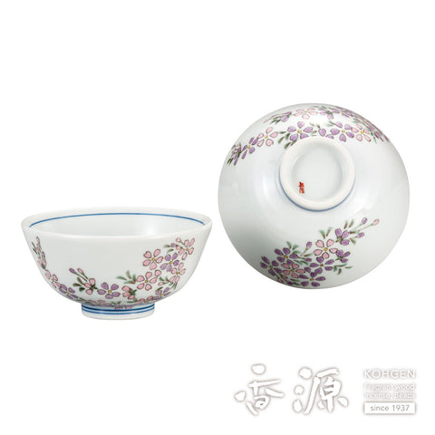 Kutani ware rice bowl