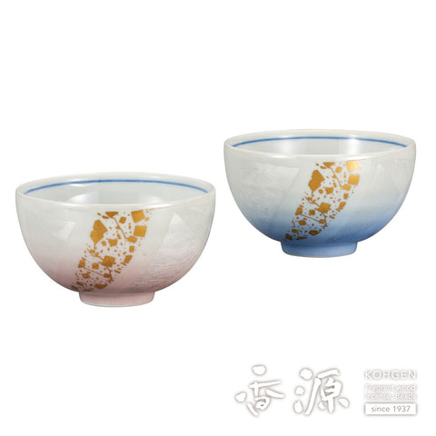 Kutani ware rice bowl