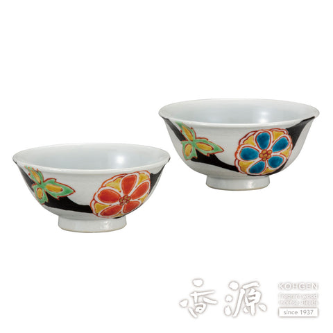 Kutani ware rice bowl