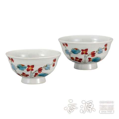 Kutani ware rice bowl