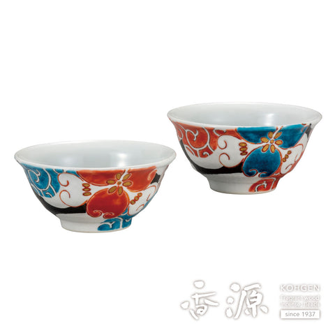 Kutani ware rice bowl