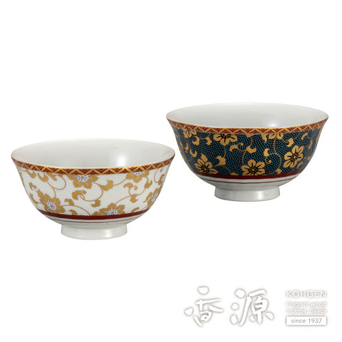 Kutani ware rice bowl