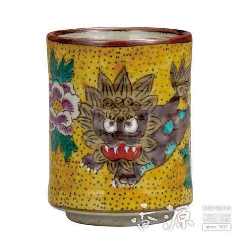 Kutani ware large teacup