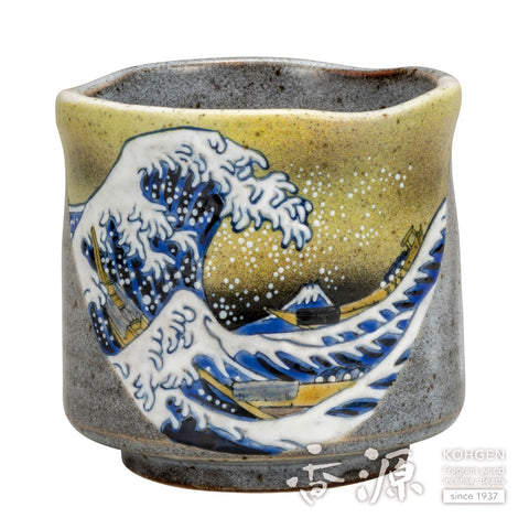 Kutani ware large teacup