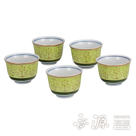 Kutani ware Kumide complete set