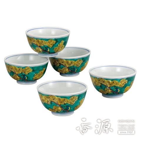 Kutani ware Kumide complete set