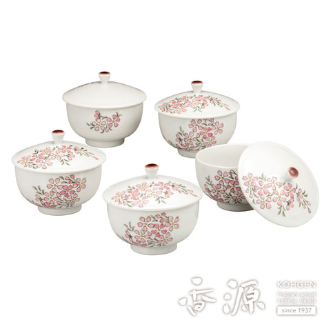 Kutani ware set with lid