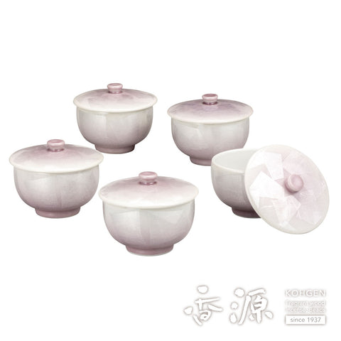 Kutani ware set with lid