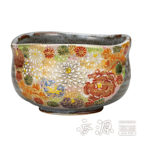 Kutani ware matcha bowl