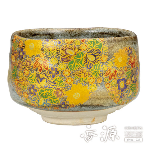 Kutani ware matcha bowl