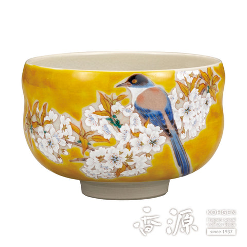 Kutani ware matcha bowl