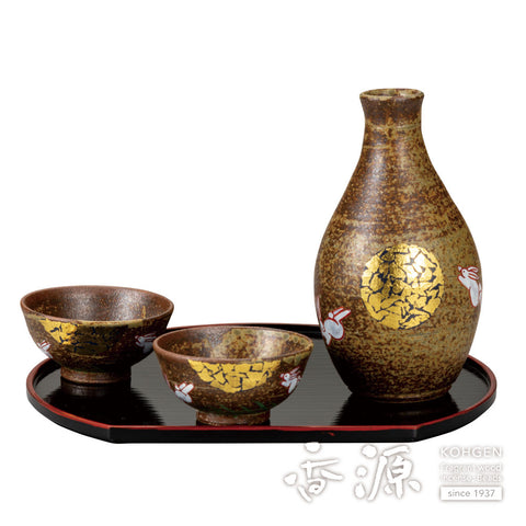 Kutani ware evening drink set