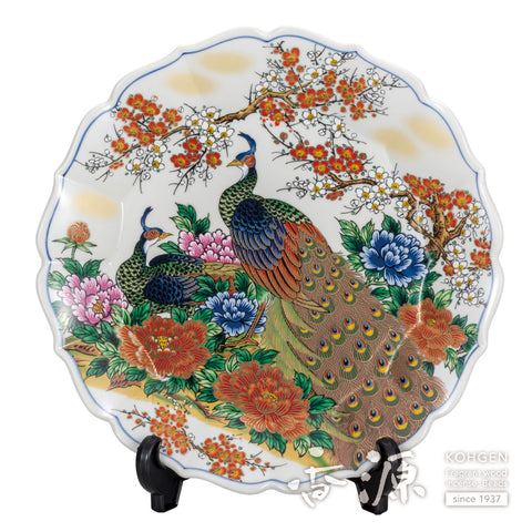 Kutani ware decorative plate