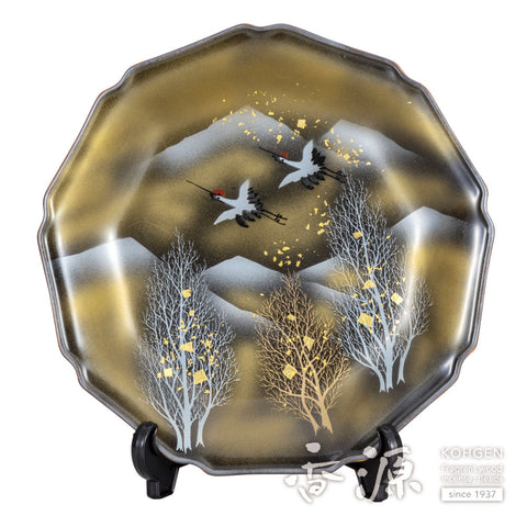 Kutani ware decorative plate