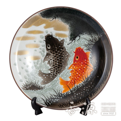 Kutani ware decorative plate