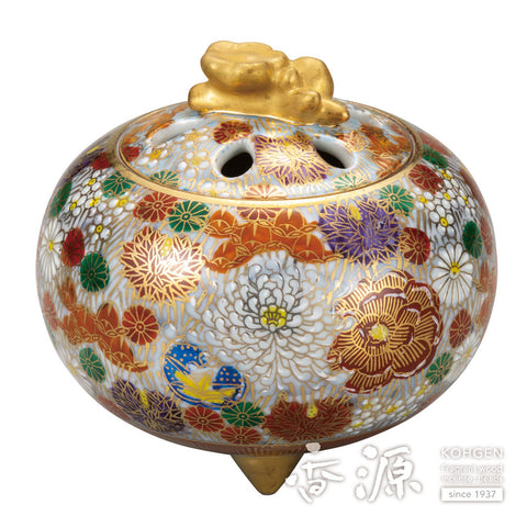 Kutani incense burner