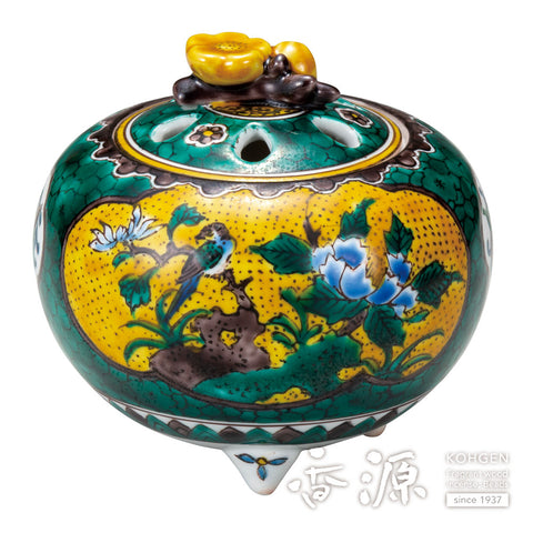 Kutani incense burner