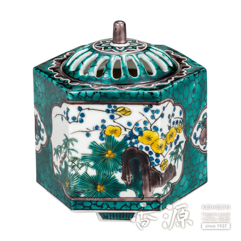 Kutani incense burner