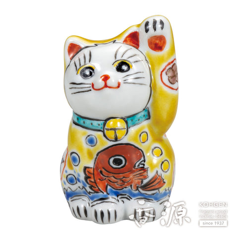 Kutani ware beckoning cat