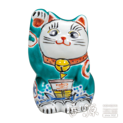 Kutani ware beckoning cat