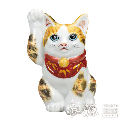 Kutani ware beckoning cat