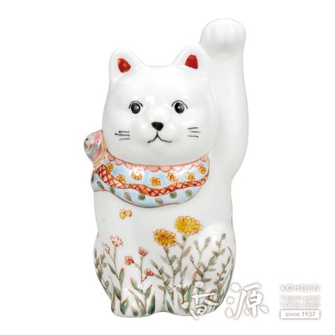 Kutani ware beckoning cat