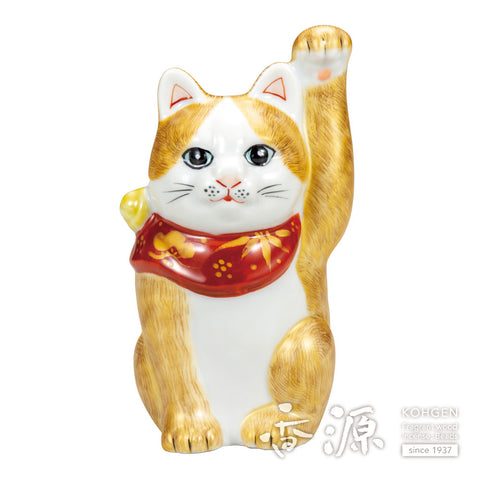 Kutani ware beckoning cat
