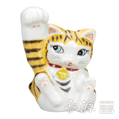 Kutani ware beckoning cat