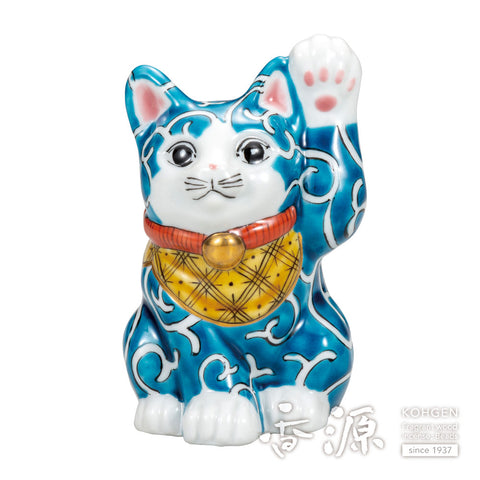 Kutani ware beckoning cat