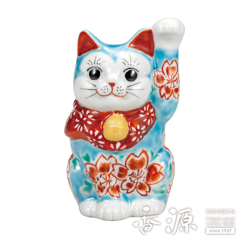 Kutani ware beckoning cat