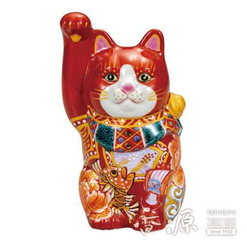 Kutani ware beckoning cat