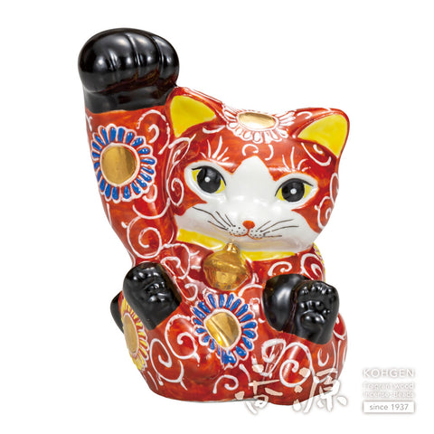 Kutani ware beckoning cat