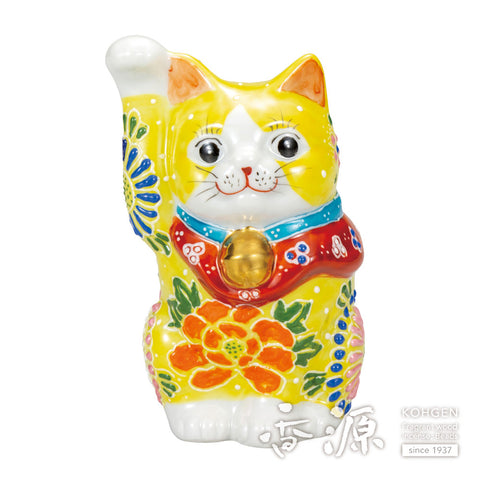 Kutani ware beckoning cat
