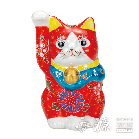 Kutani ware beckoning cat