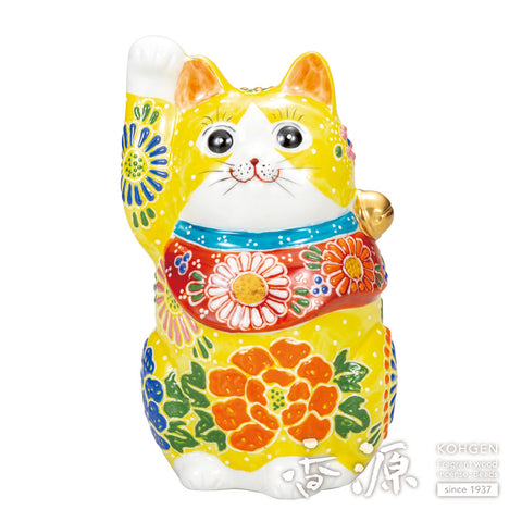 Kutani ware beckoning cat
