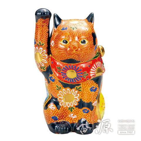 Kutani ware beckoning cat