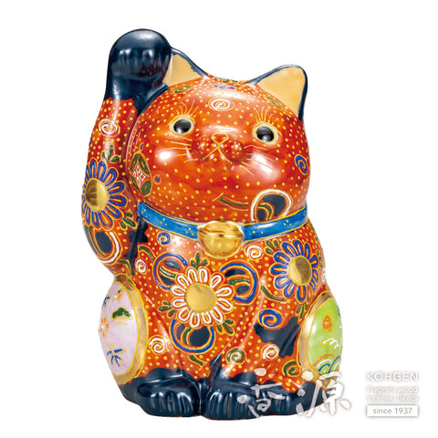 Kutani ware beckoning cat