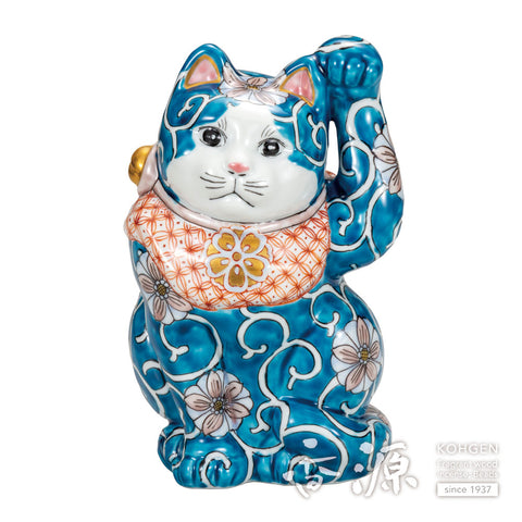 Kutani ware beckoning cat