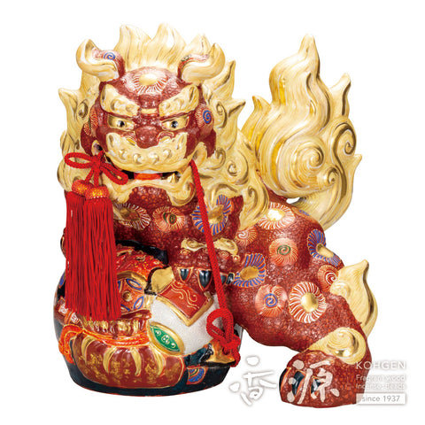 Kutani ware treasure lion