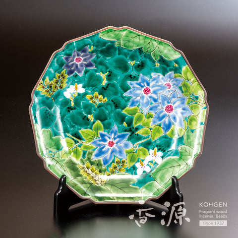 Kutani ware decorative plate