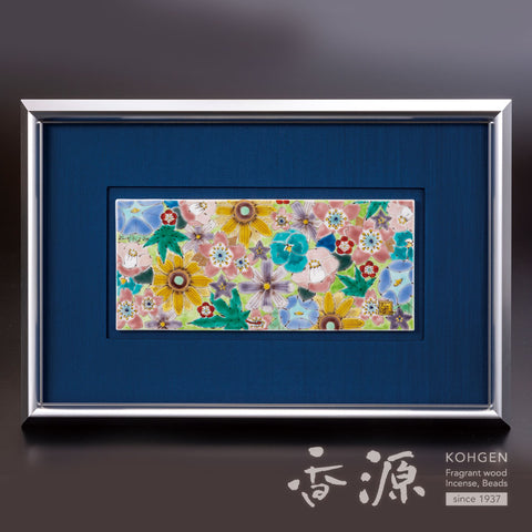Kutani ware pottery frame