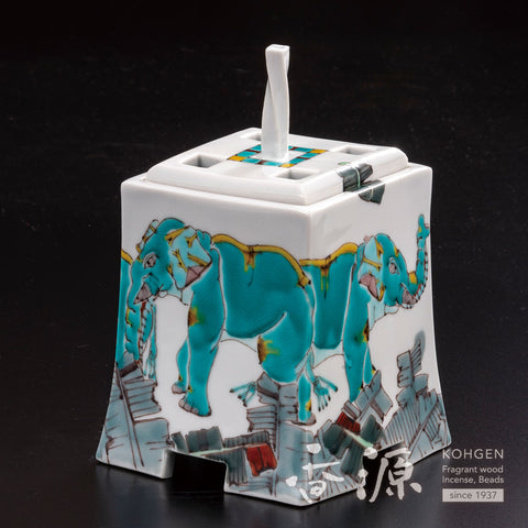 Kutani incense burner