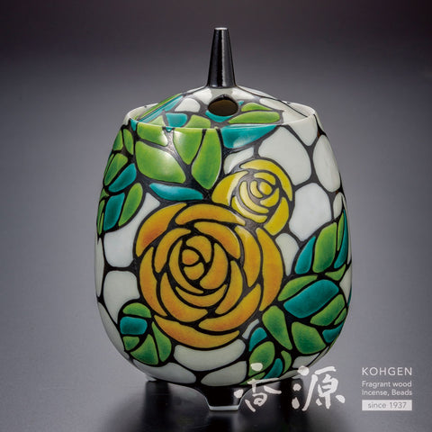 Kutani incense burner