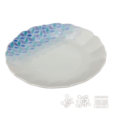 Kutani ware plate