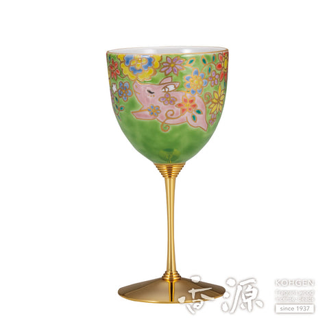 Kutani ware wine cup